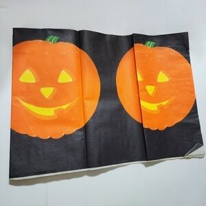 Vintage Pumpkin Halloween paper table cloth large Pumpkin head border crafting